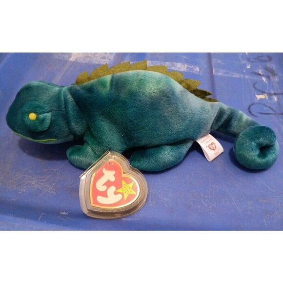 Ty Other - Ty Beanie Baby Collection 1997 Iggy (BLUE) With Hang Tag